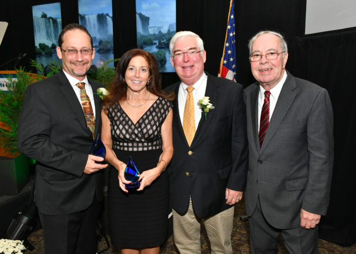 Four founders of the Long Island Clean Water Partnership are honored