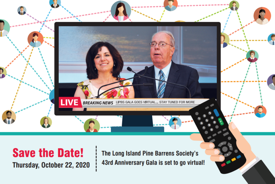 Pine Barrens Gala Save the Date Card - October 22 2020 Virtual Event